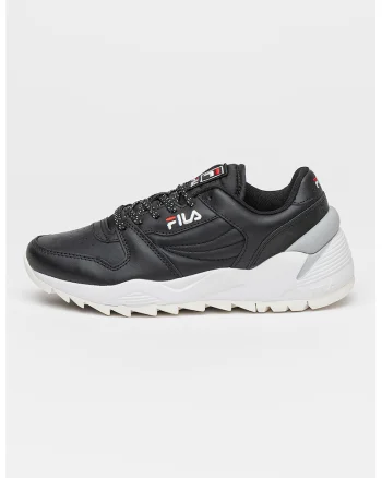 Pantofi sport din piele ecologica cu sireturi Orbit, Negru