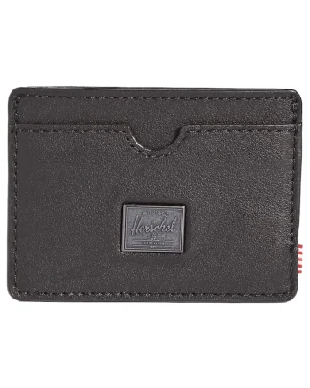 Portofel unisex,  Charlie Wallet 10845-00001, Negru, 8 x 11 cm