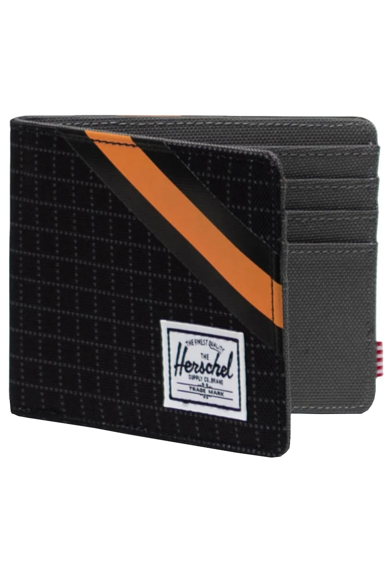 Portofel unisex,  Roy Wallet 10363-05722, Negru, 8 x 11 cm