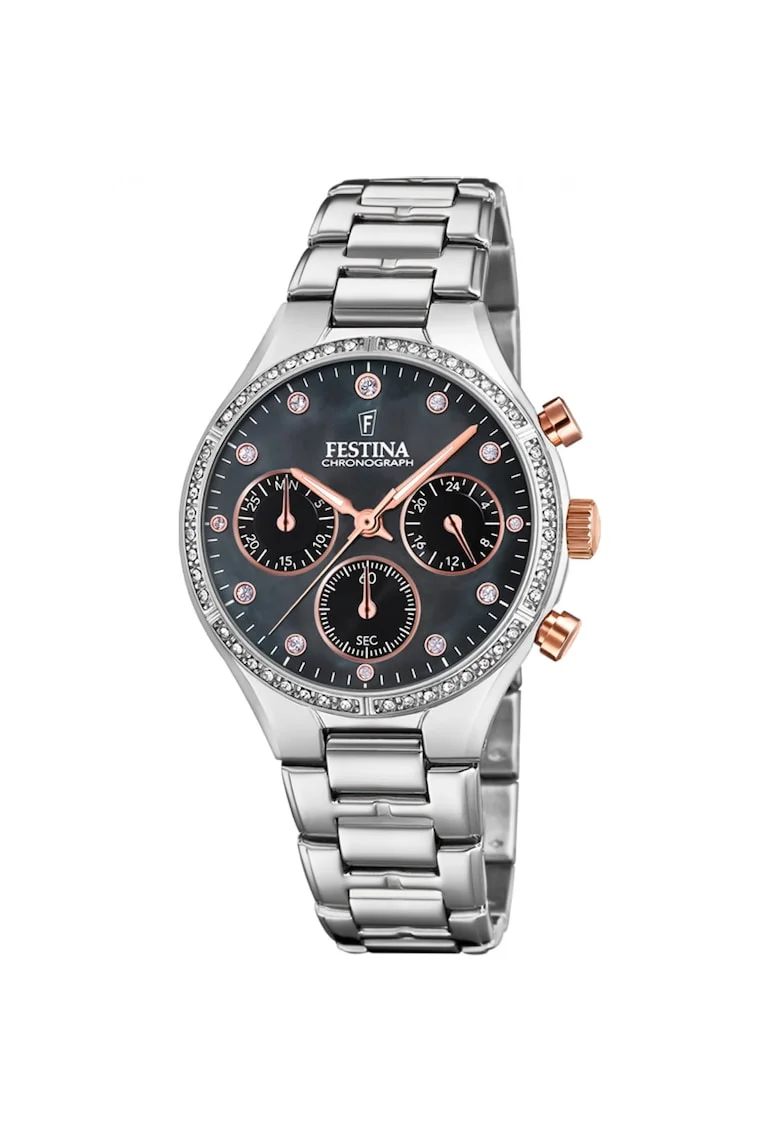 Ceas de dama  F20401/4, Quartz, 36mm, 5ATM