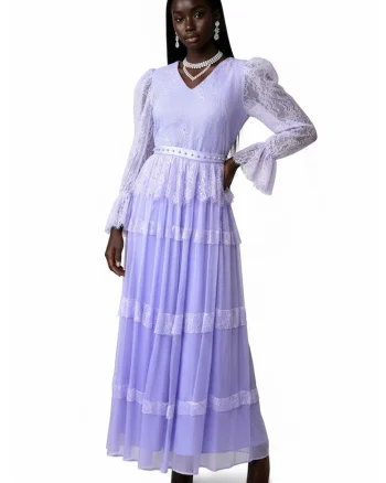 Rochie Janice, Lavanda/Mov