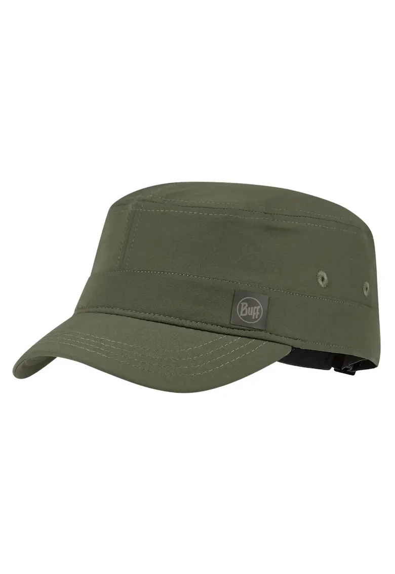 Sapca militara din 90% nylon si 10% elastan, protectie solara UPF 50, reglabila cu banda interna absorbanta, Military Cap Solid, khaki,