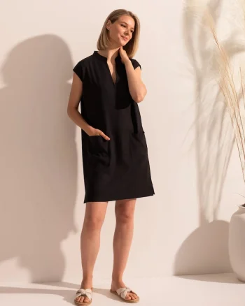 Rochie Dama Positano Bambus/In, Negru