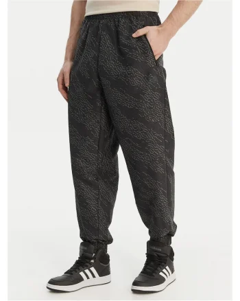 Pantaloni barbati,  gri, poliester reciclat,