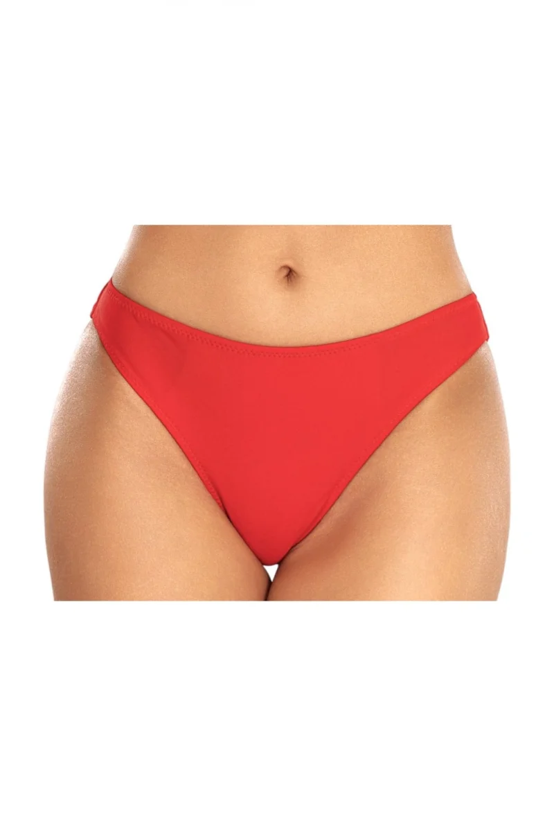 Slip de baie dama brazilian, rosu lm056