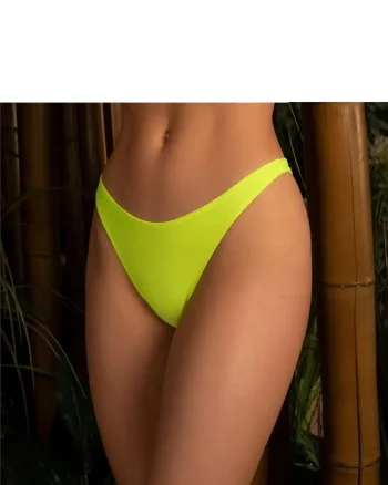 Slip tanga de baie dama , galben neon lm060