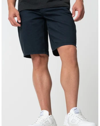 Blugi scurti slim fit, Albastru inchis