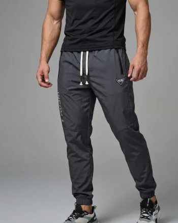 Pantaloni fas Trening Jogger Gri  Buzunare  Fermoar 7797