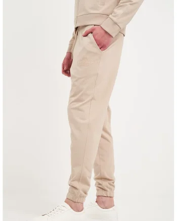 Pantaloni de trening cu talie ajustabila, Maro nisip