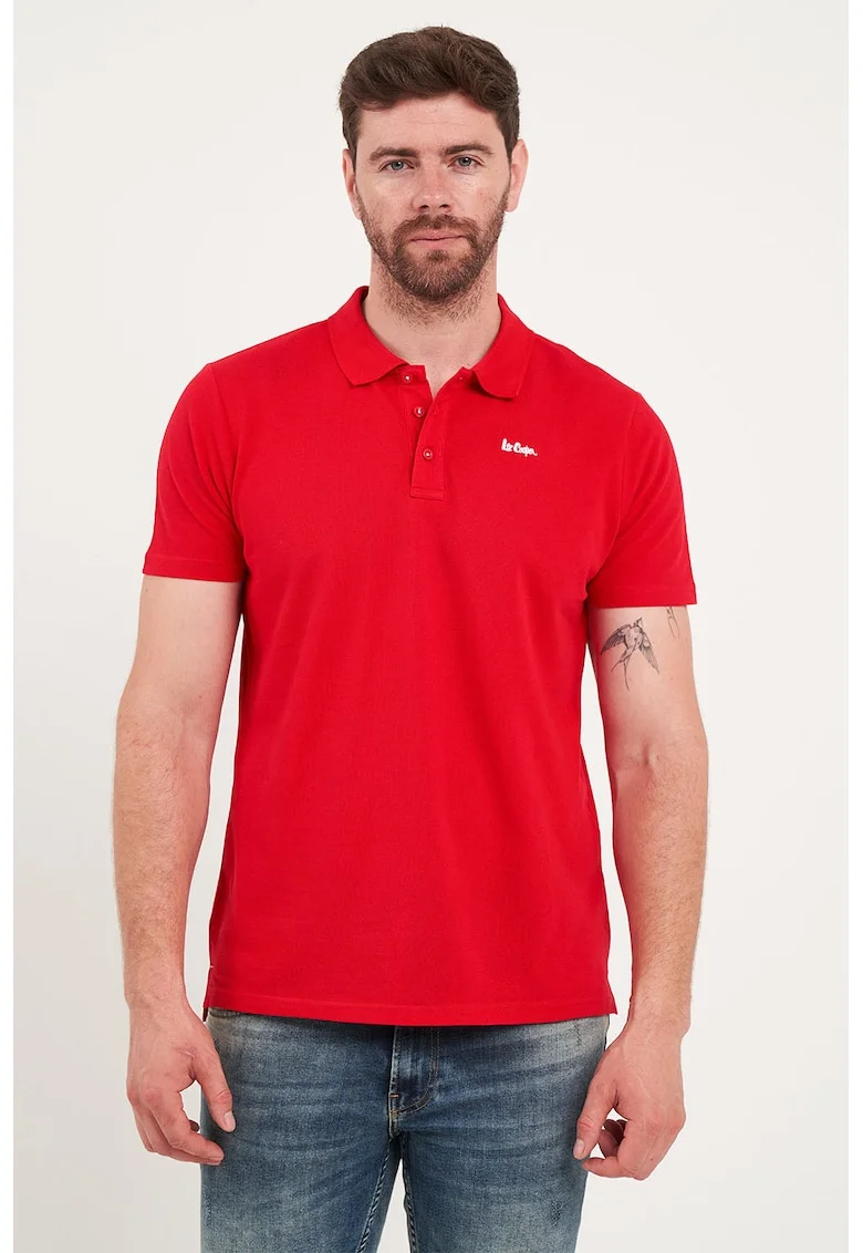 Tricou polo de bumbac pique