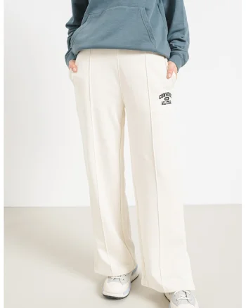 Pantaloni de trening ampli Heritage, Alb