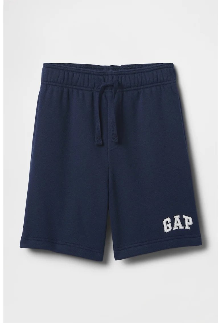 Pantaloni scurti de trening cu snur de ajustare, Bleumarin