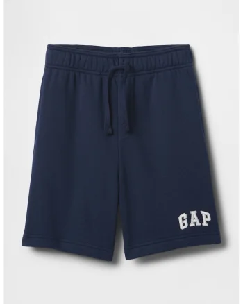 Pantaloni scurti de trening cu snur de ajustare, Bleumarin
