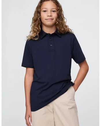 Tricou polo Tech Performance, Bleumarin