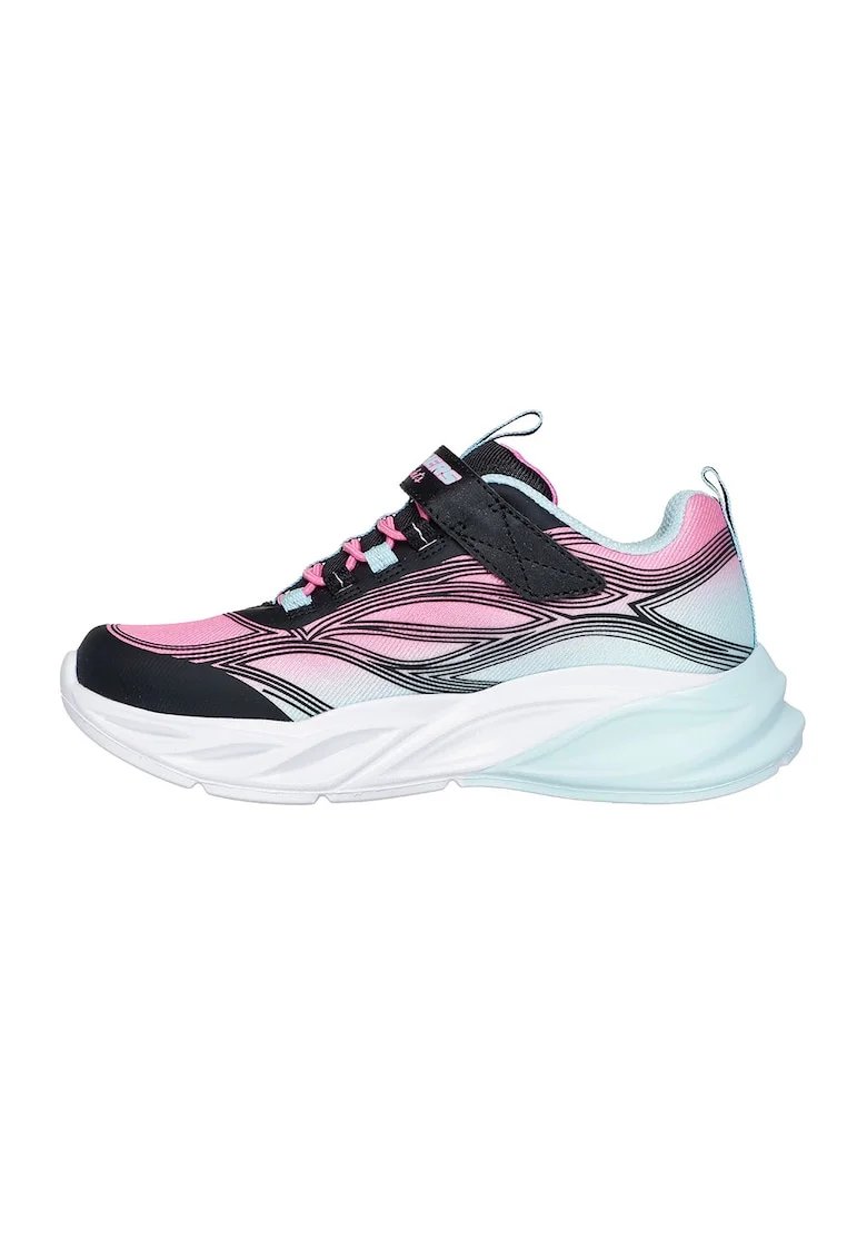 Pantofi sport S-Lights Cosmic Glow cu LED-uri, Alb/Negru/Roz