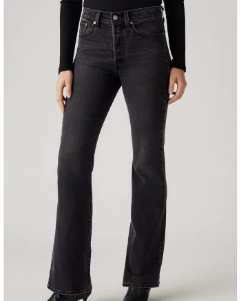 Blugi bootcut Wedgie, Negru stins
