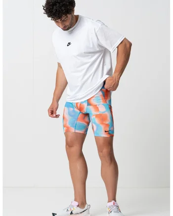 Tricou cu decolteu la baza gatului si logo, Alb