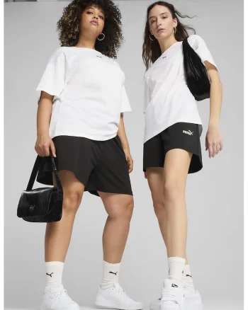 Pantaloni scurti cu croiala ampla, Negru