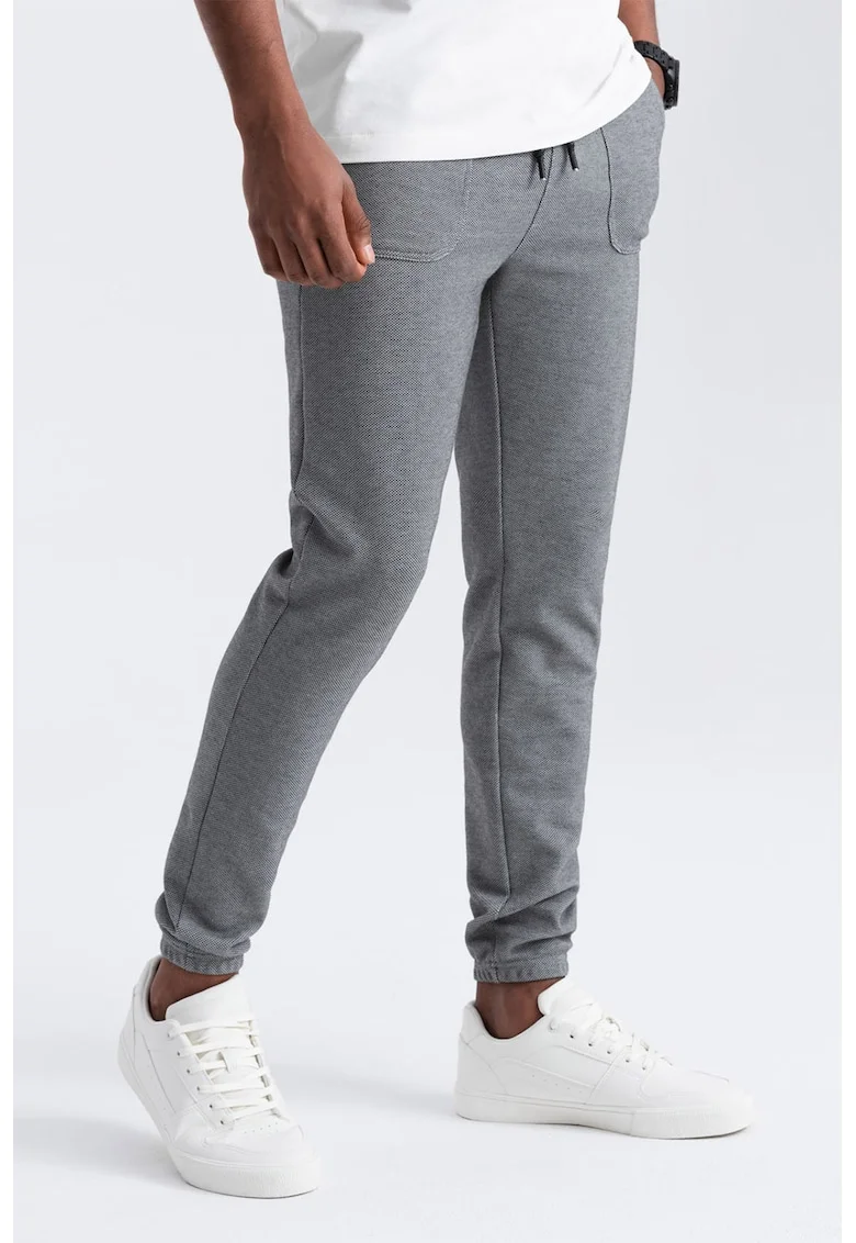 Pantaloni de trening cu talie ajustabila, Gri inchis