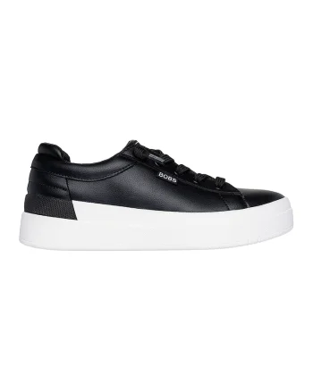 Pantofi sport de piele ecologica D'Vine Sky, Negru