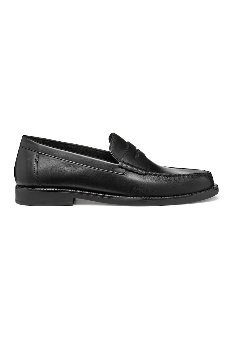 Pantofi loafer de piele, Negru