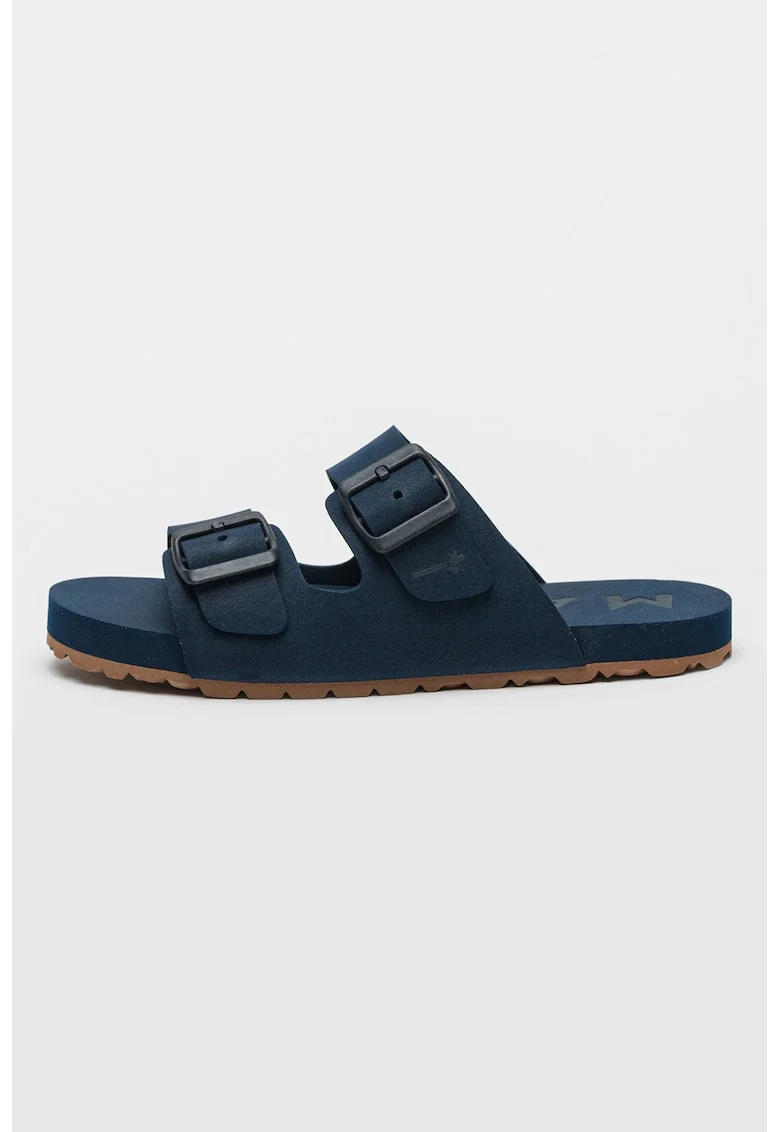 Papuci uni cu catarame, Bleumarin