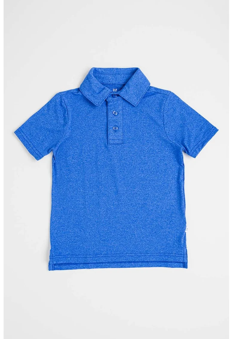 Tricou polo Tech Performance, Albastru melange