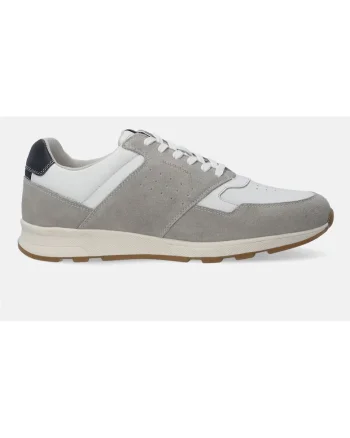 Pantofi sport de piele intoarsa cu design colorblock
