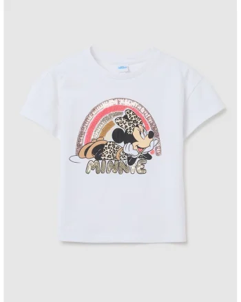 Tricou cu paiete, Rosu/Negru/Maro