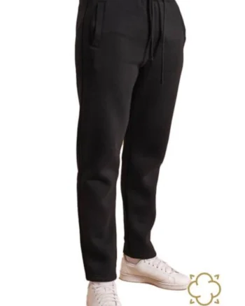 Pantaloni pentru barbati, 3XL, Bumbacel, Negru