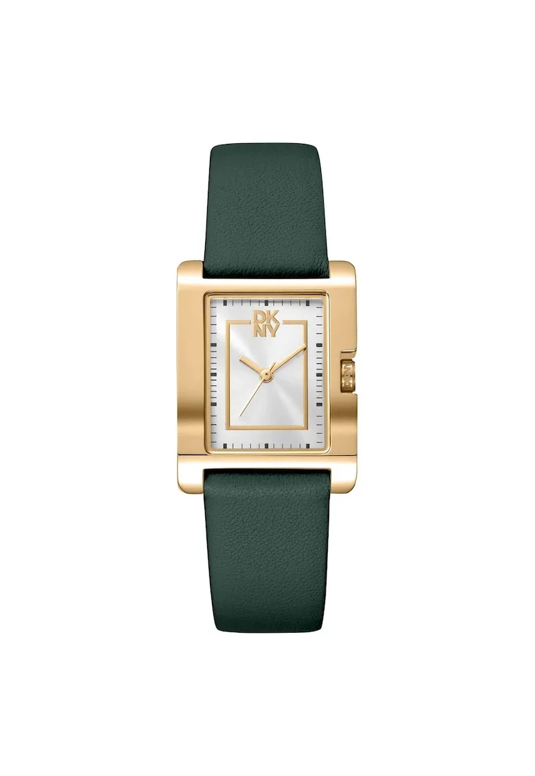 Ceas dama  DK1L007L0025 verde auriu 25.5x33.5mm piele ecologica