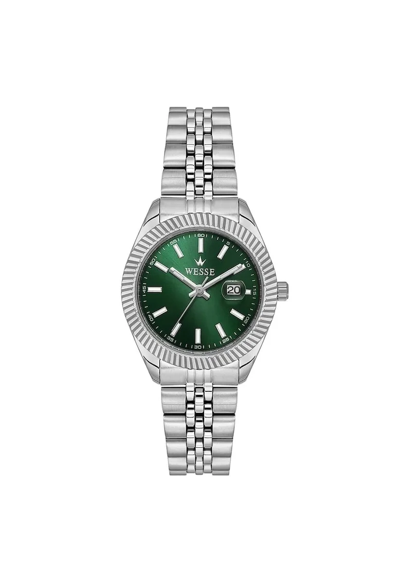 Ceas dama  WWL1115B06, clasic, verde, otel, 32x9mm, 5 ATM