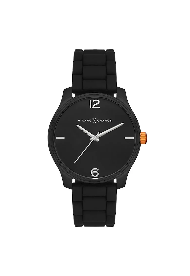 Ceas dama  MEX1160 sport negru 38x10mm silicon otel