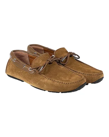 Pantofi boat din piele intoarsa Pindar,