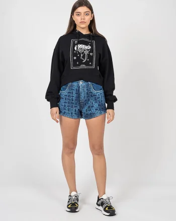 Pantaloni scurti din denim Creativa,