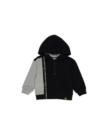 - Hanorac cu gluga pentru bebelusi "City Boys", Negru,