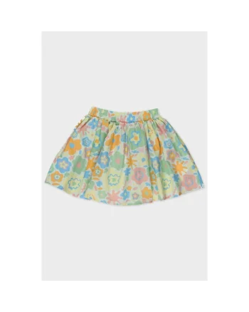 - Fusta cu Imprimeu Floral pentru Bebelusi, Verde, 56/62 cm