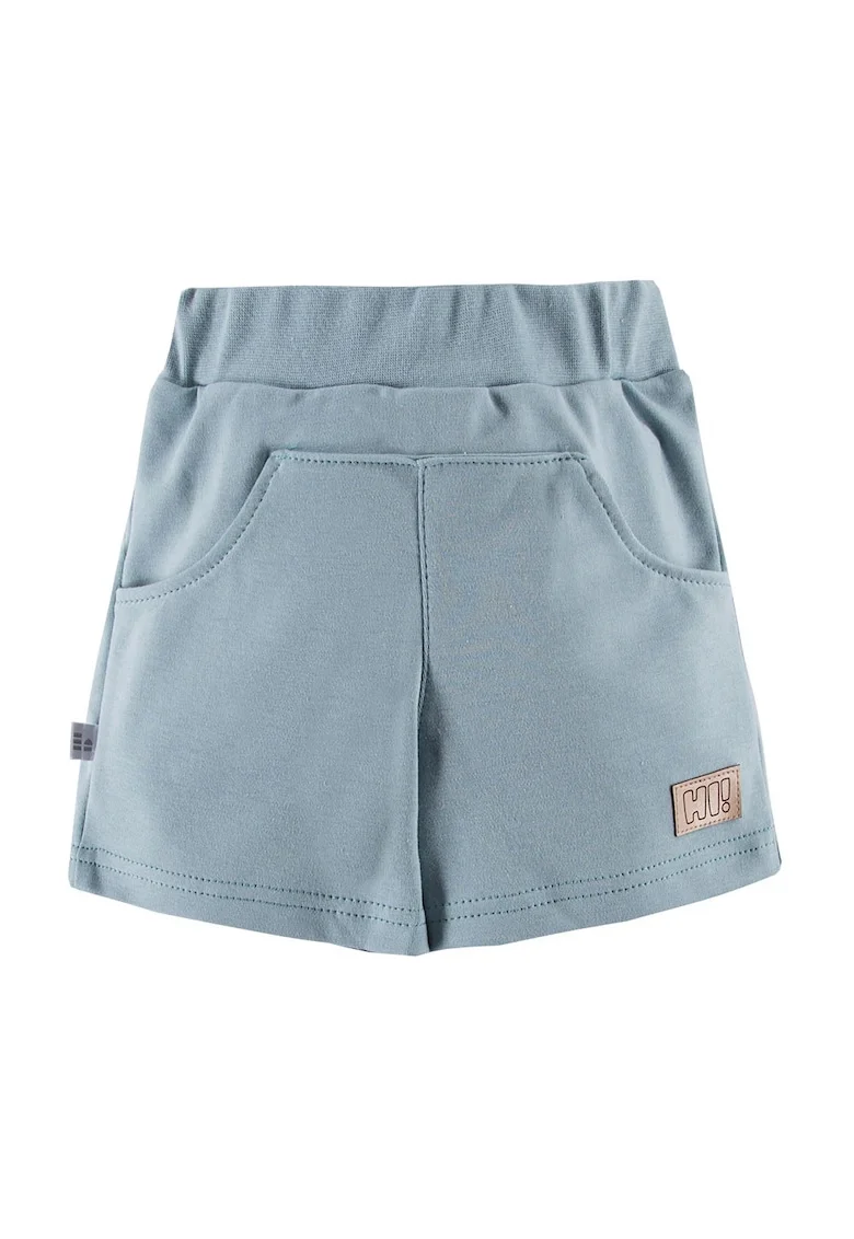 Pantaloni scurti cu buzunare in fata,  - Pacific, Verde Pacific, pentru baietei, Verde