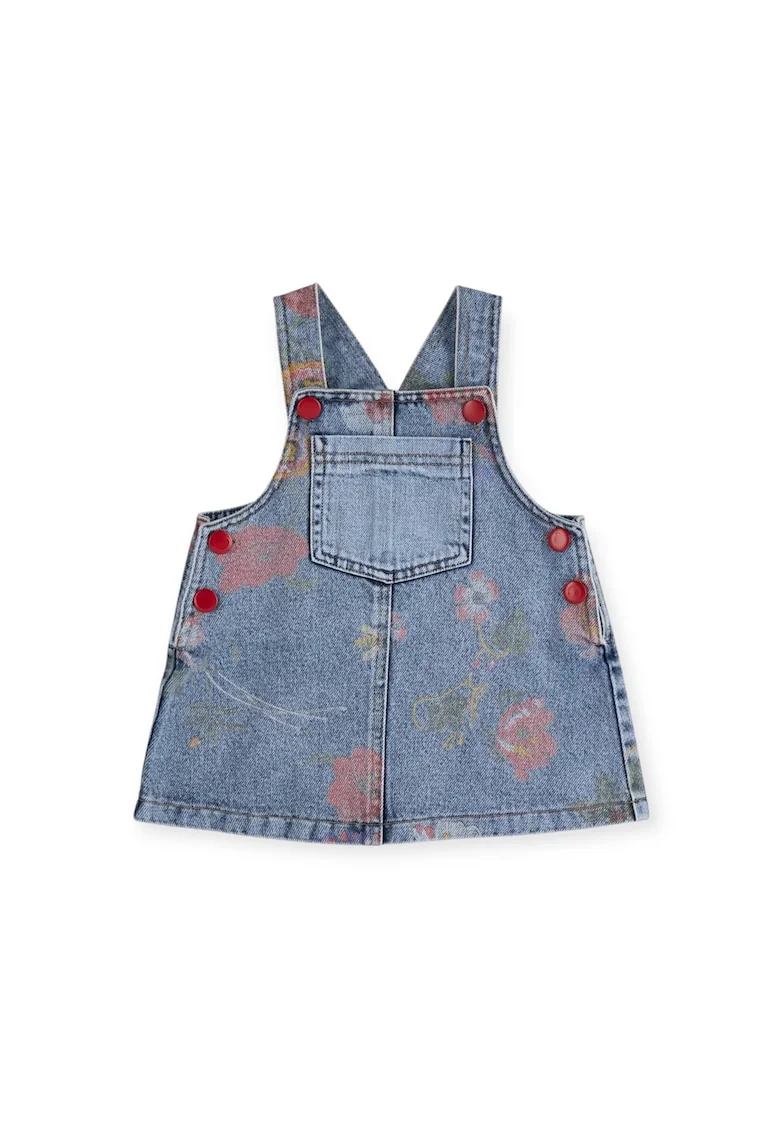 Rochie sarafan de blugi  - It`s Our Nature, Bleumarin, pentru fetite, Albastru