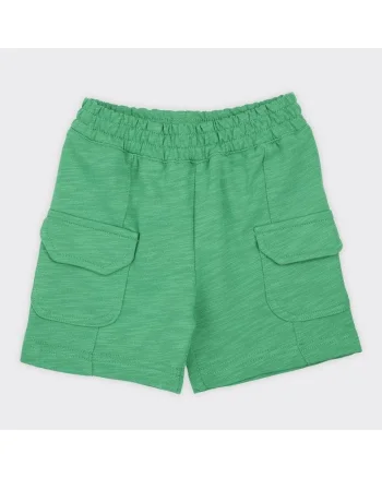 Pantaloni scurti cu buzunare in fata  - Game Mode, Verde inchis, pentru baietei, Verde