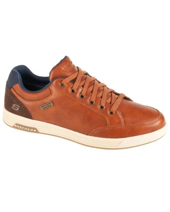 Pantofi barbati Cavell,  Sintetic, Maro