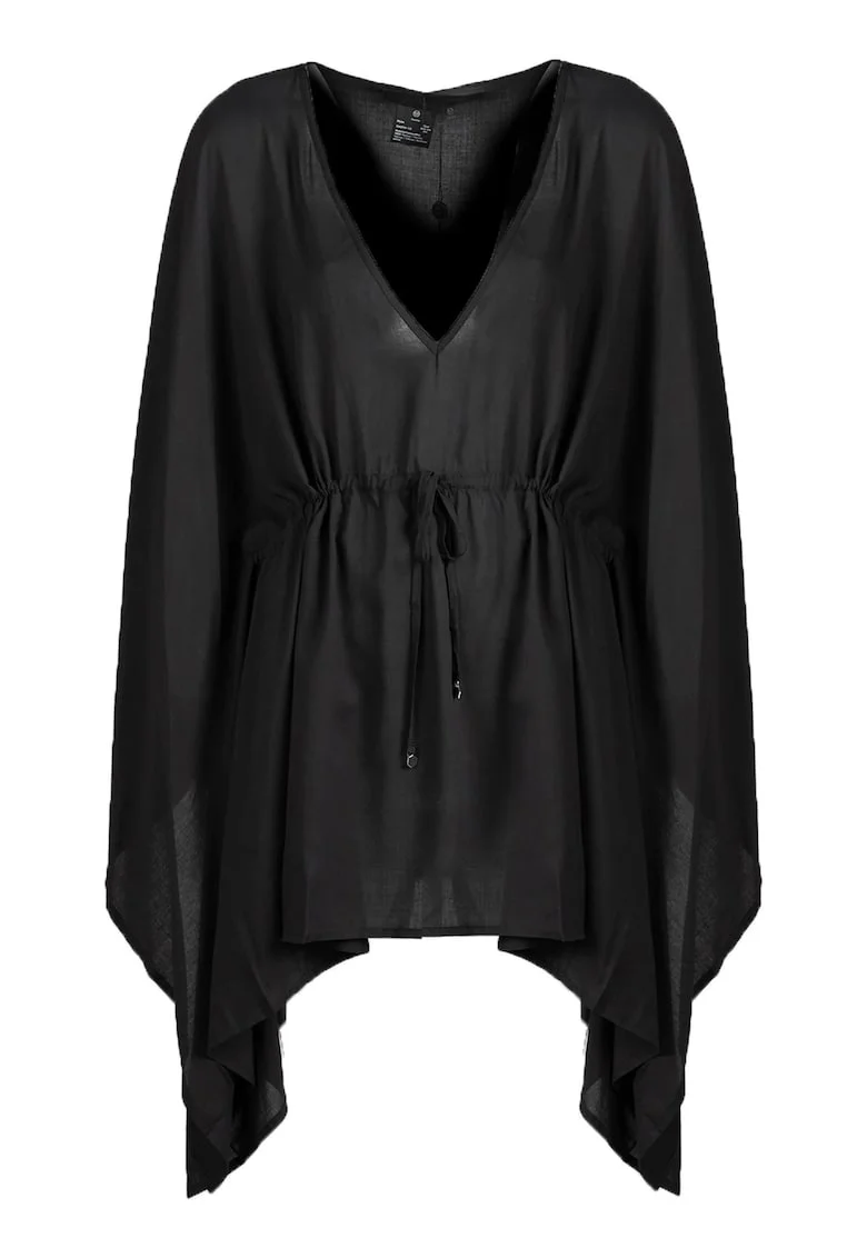 Caftan de plaja cu decolteu in V,
