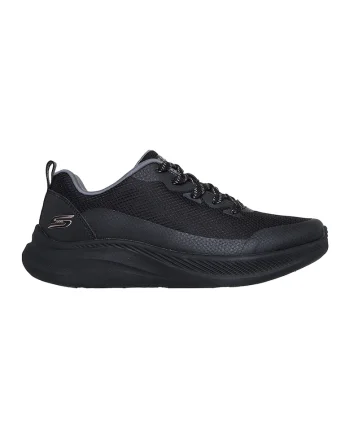 Pantofi sport din material textil Bobs Mode Flex, Negru