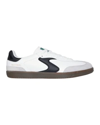 Pantofi sport Hotshot Pyke cu detalii de piele intoarsa, Alb/Negru/Gri deschis