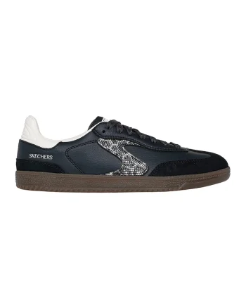 Pantofi sport Hotshot cu insertii de piele intoarsa, Alb/Negru/Bleumarin
