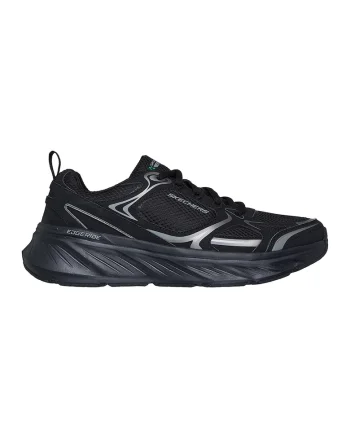Pantofi sport din plasa cu insertii din material sintetic Edgeride Exodis, Negru stins/Argintiu