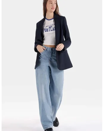 Pantaloni De Dama Albastru Regular Fit 970 Berry Cl1068704
