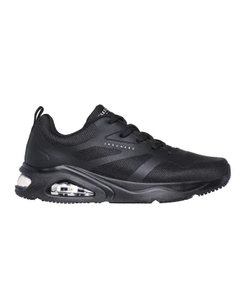 Pantofi sport de plasa cu garnituri de piele ecologica Tres-Air Uno, Onyx Black