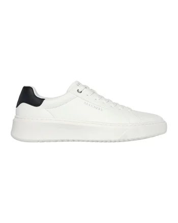 , Pantofi sport de piele ecologica, Alb