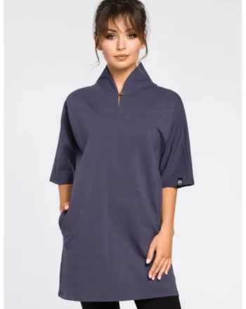Tunica kimono moderna,  Albastru